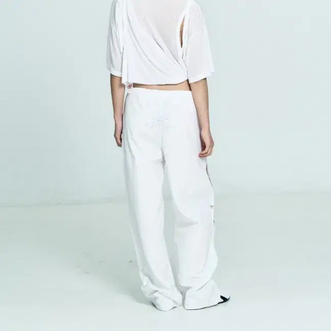 셋업이엑스이 wave slit o ring rivet pants