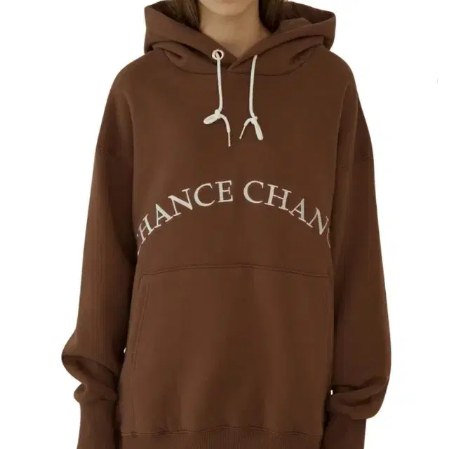 chance chance hoodie 챈스챈스 후드티 브라운 민트급