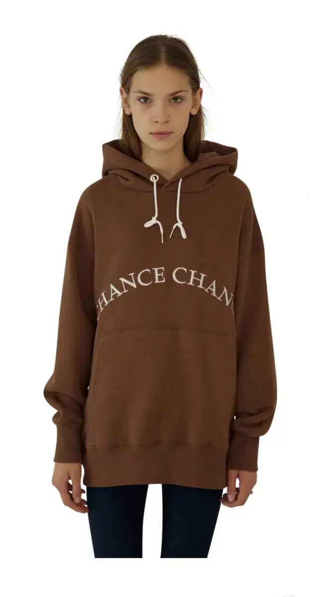 chance chance hoodie 챈스챈스 후드티 브라운 민트급