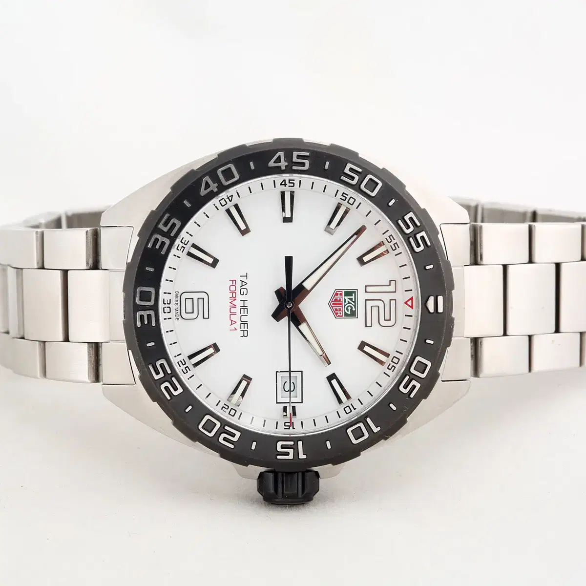 태그호이어 Tag Heuer 포뮬러 1 화이트 다이얼 쿼츠 WAZ1111