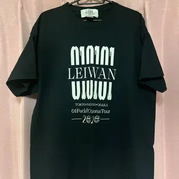 LEIWAN 01 Fuckthe Corona Tour 티셔츠