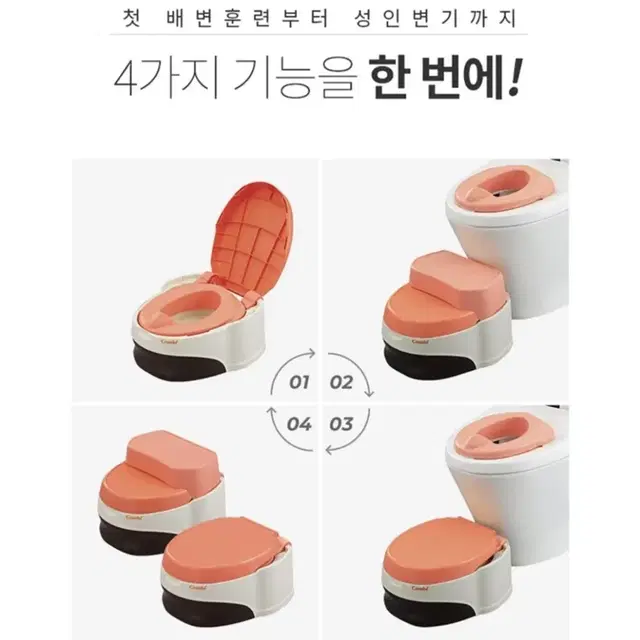 콤비 휴대용 아기변기