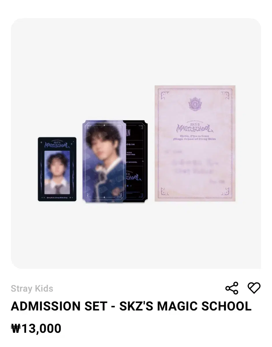 Straykids lee know Admissions Profile Set MagicSchool md wts Sells