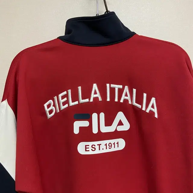 [휠라] BIELLA-ITALIA 트레이닝복 상의 (100사이즈)