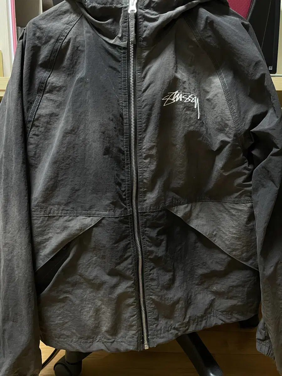 Stussy Wave Die Beach Shell Jacket Black XS sells