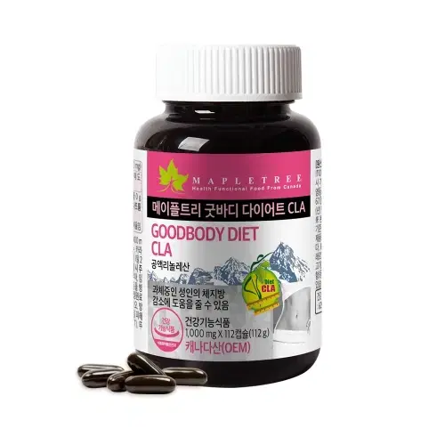 메이플트리 굿바디 다이어트 CLA 1,000mg x 112캡슐 x3BOX