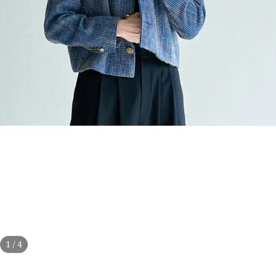 팀버 timver blue tweed jacket