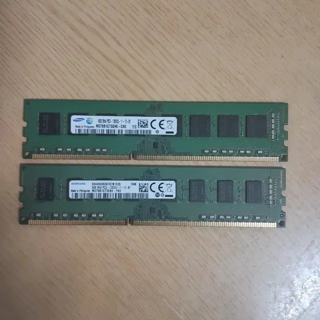 삼성 DDR3-8G 12800 양면 /2개-16G/테스트완료