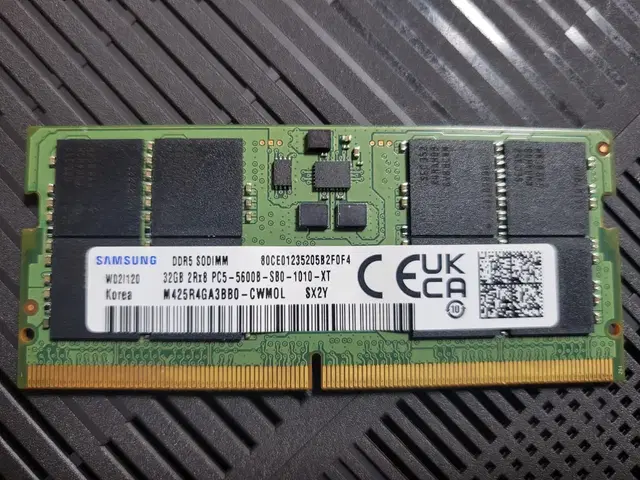 노트북 용 램 삼성 DDR5 32GB 5600Mhz