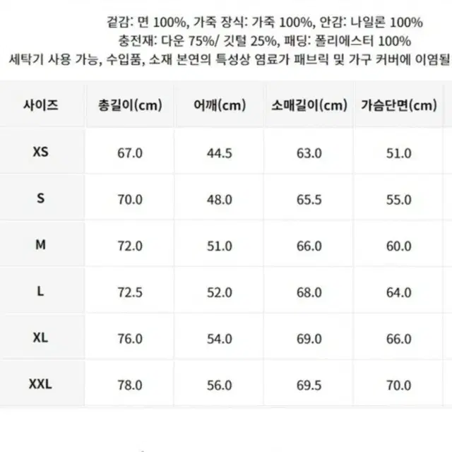 폴로 랄프로렌 코듀로이 덕다운 패딩