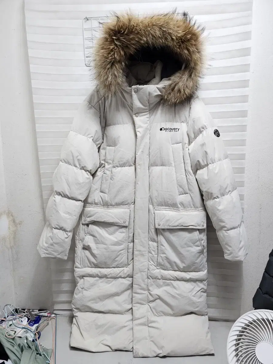 Discovery Long Puffer Goose Down Jumper Size 100