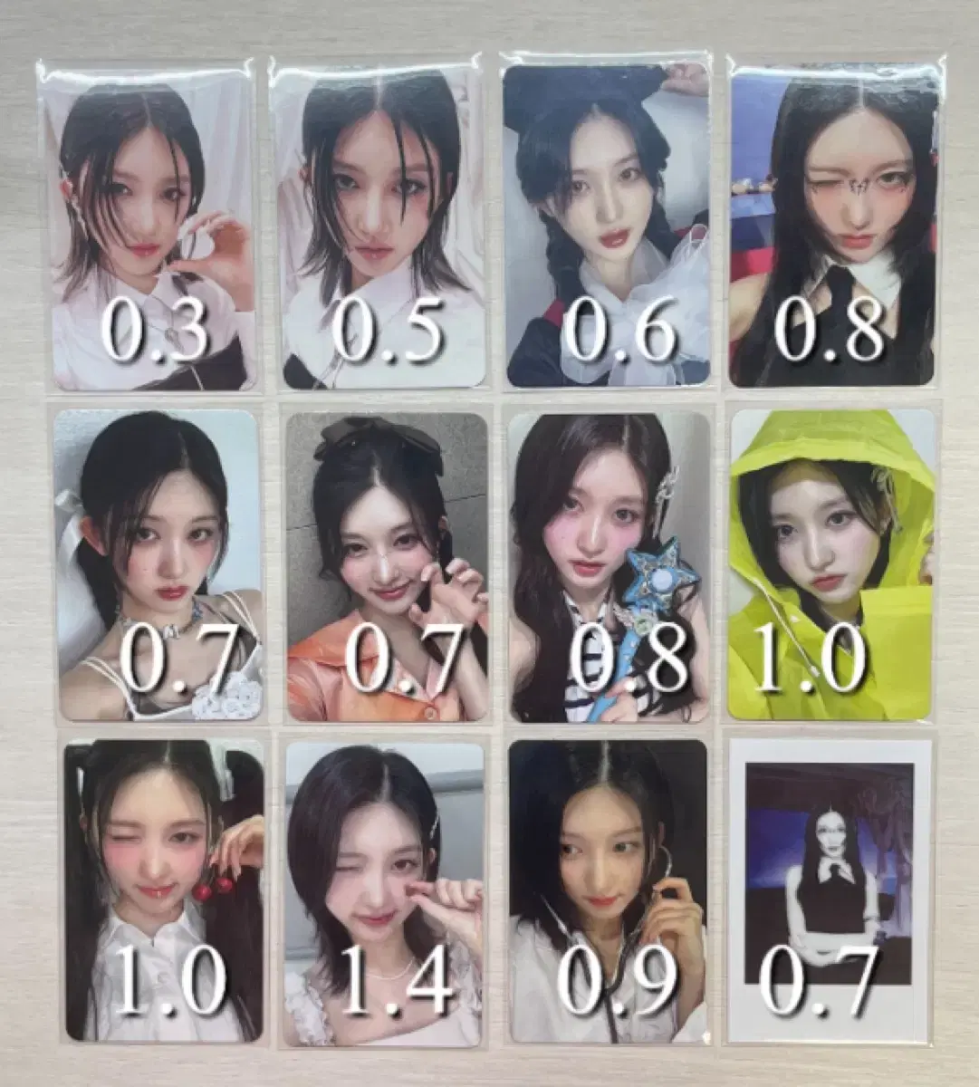 ive switchmine minive magazine gaeul photocard unreleased photocard sells