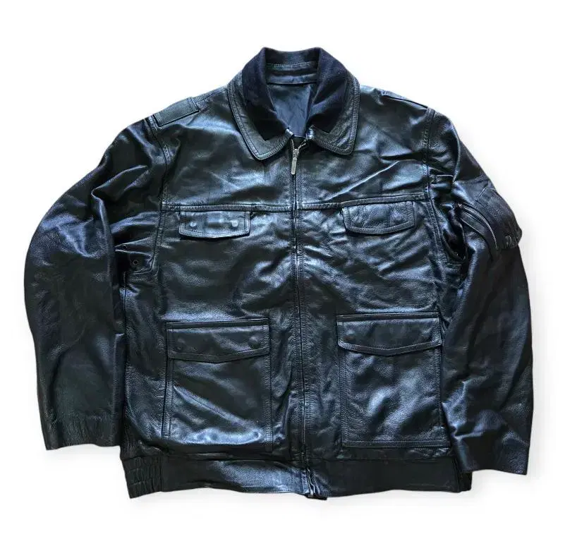 German Police Original Leather Jacket