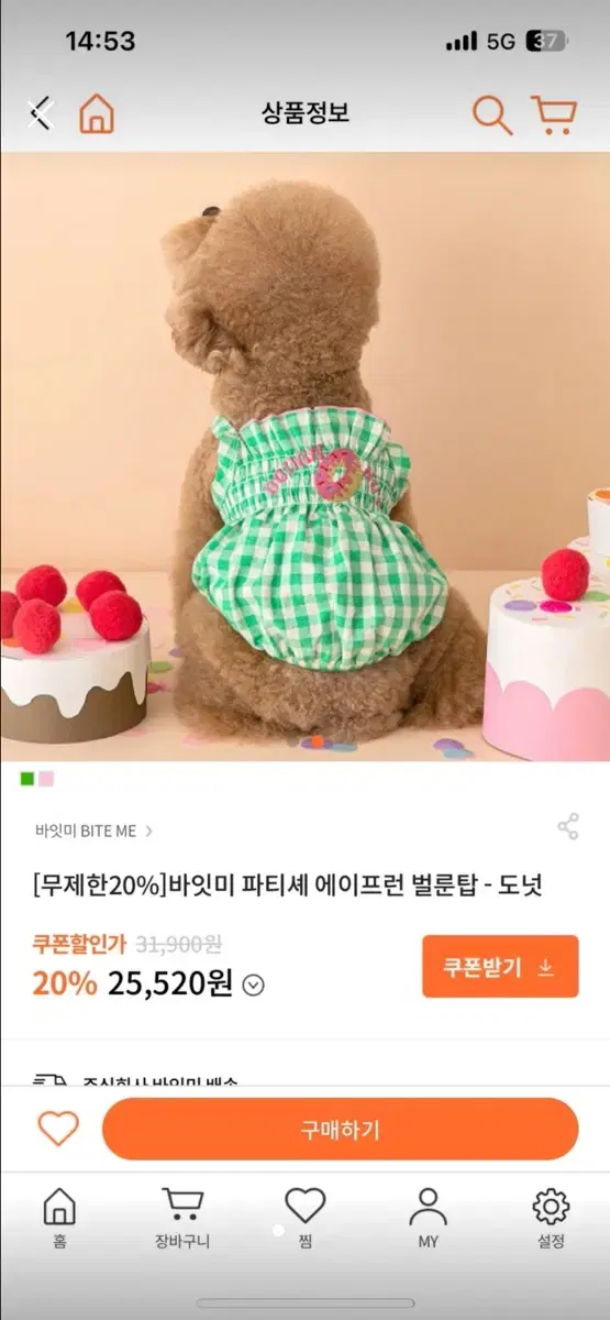 바잇미 강아지옷 XL 새상품