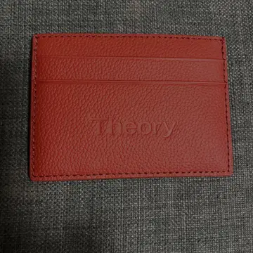 새상품! Theory 소가죽 카드 케이스 RED