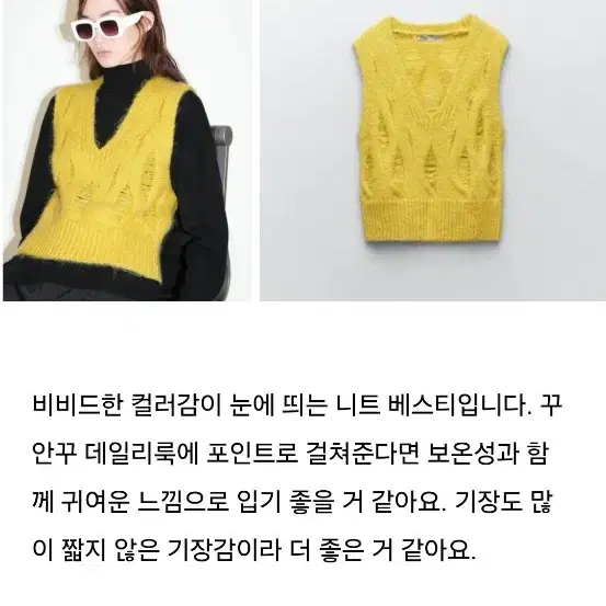 zara 디스트로이드 니트 베스트 s