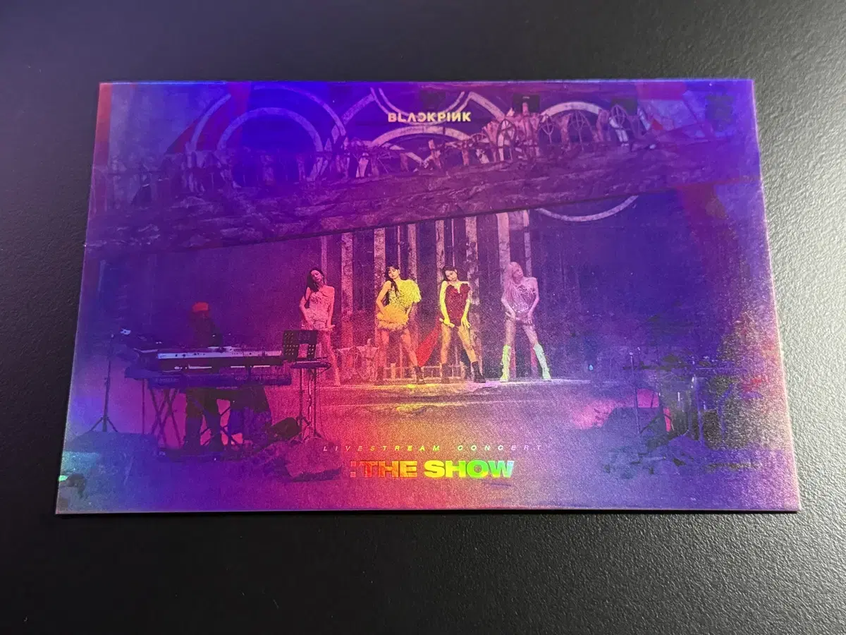 Black Pink The Show album pre-order benefit photocard