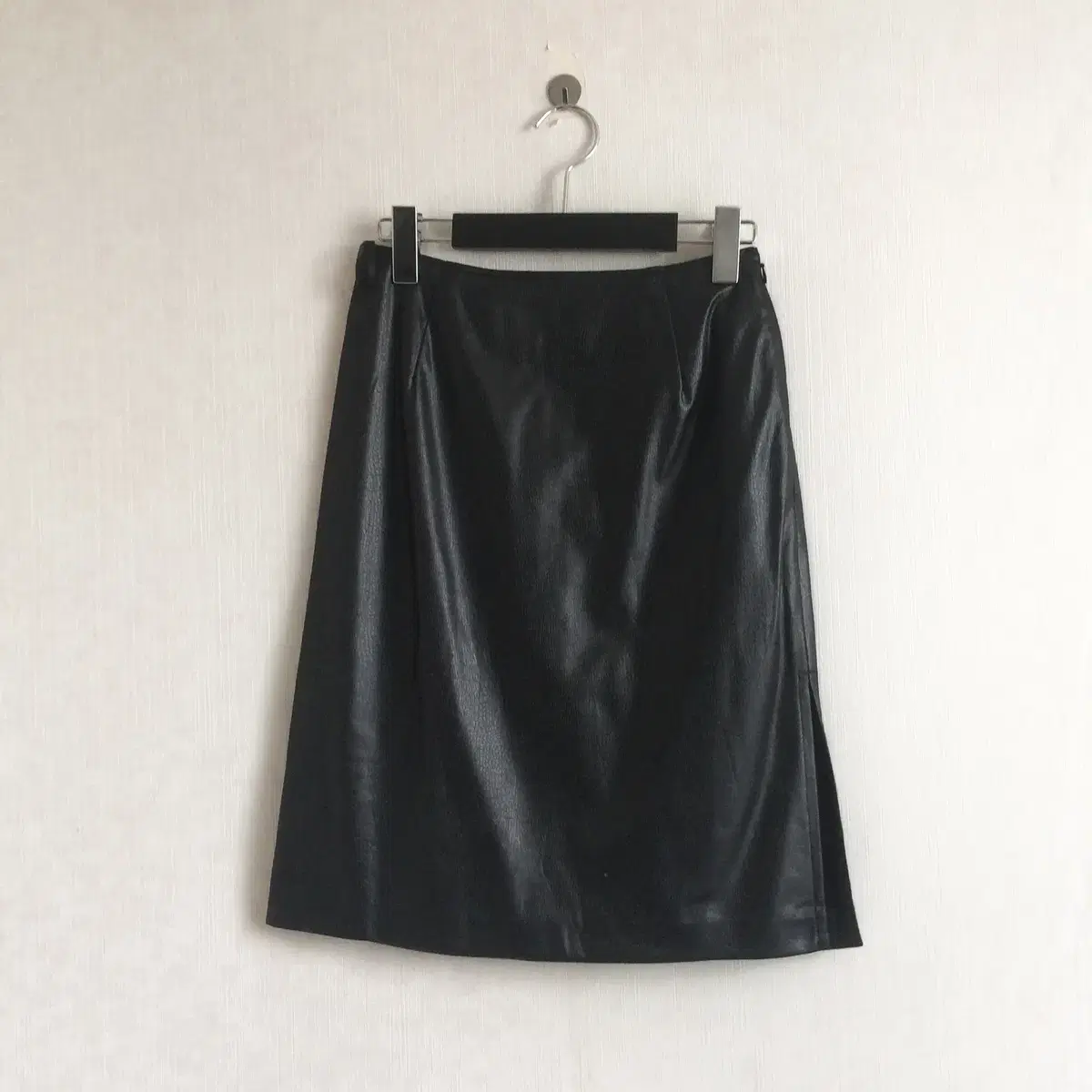 Python pattern coating midi skirt