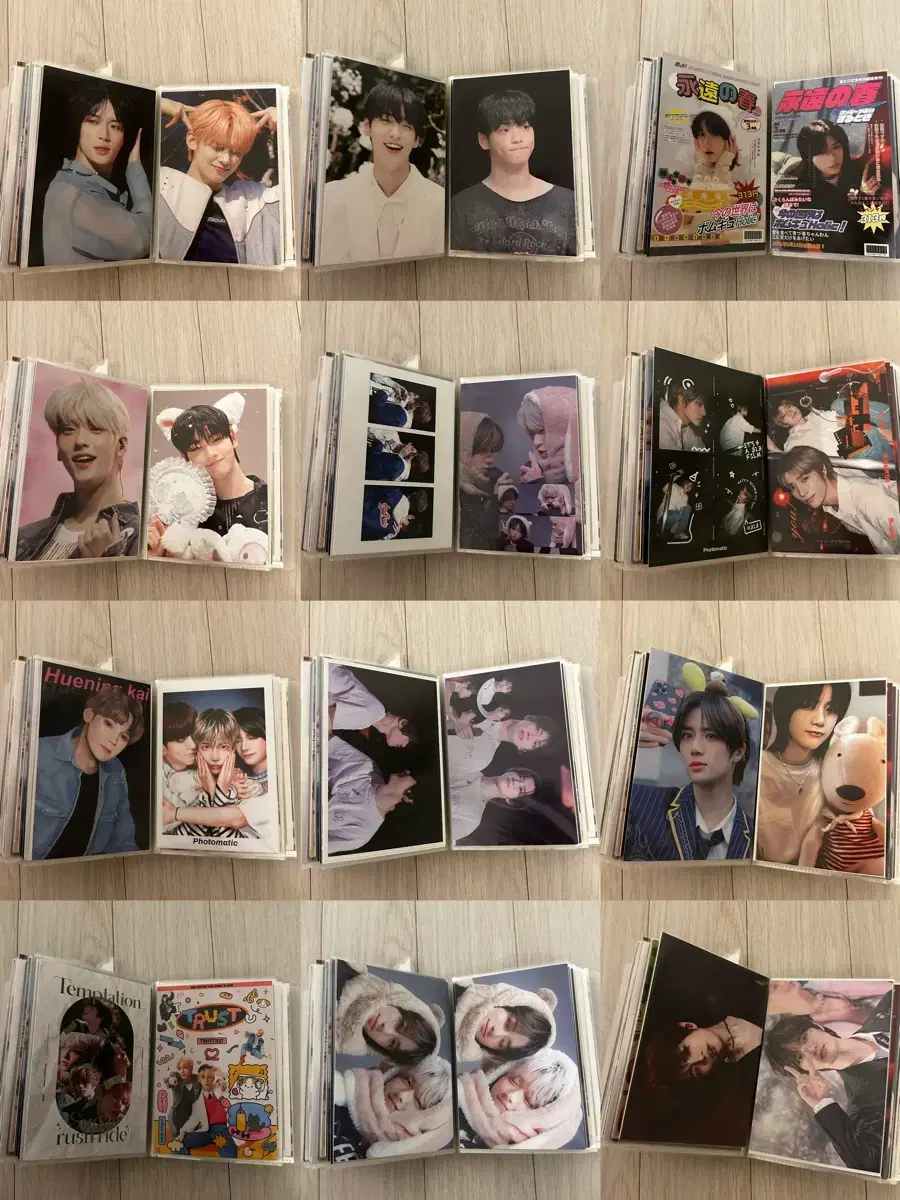 txt beomgyu soobin yeonjun taehyun sanka unofficial goods sell postcard photocard cupholder wts