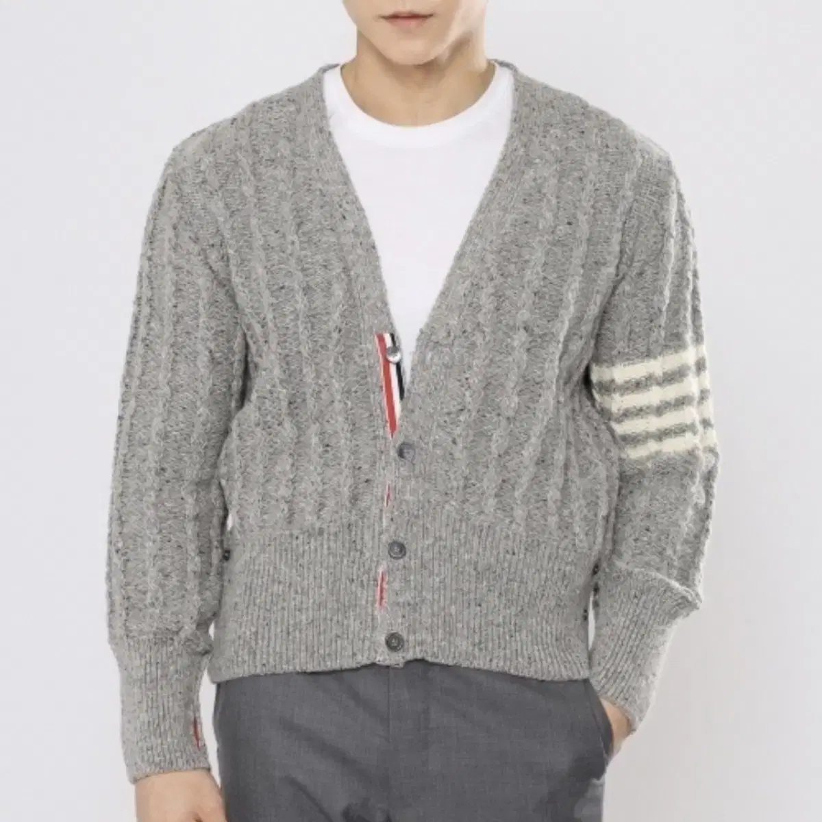 Thom Browne Donegal Cardigan Gray 2 sizes