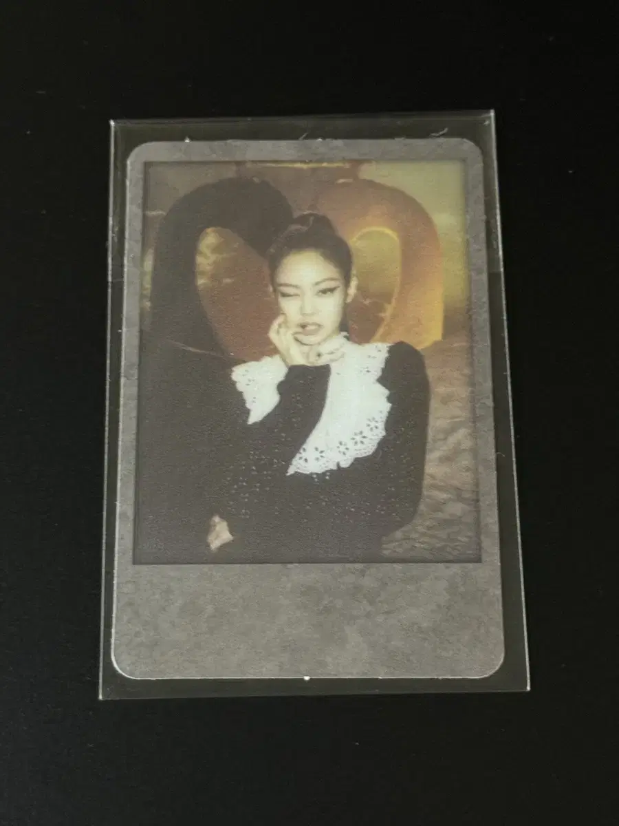 Black Pink jennie Kill This Love Black Photo Card