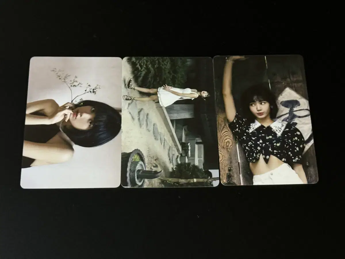 Black Pink lisa 2020 Summer Diary Photo Card Set of 3