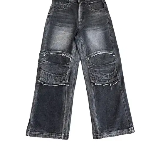 (구매)BLR Knee point denim pants 블랙 L 구합니다