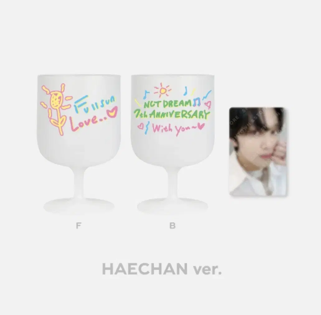 NCT Dream 7th Anniversary MD md Wine Cup haechan photocard WTS