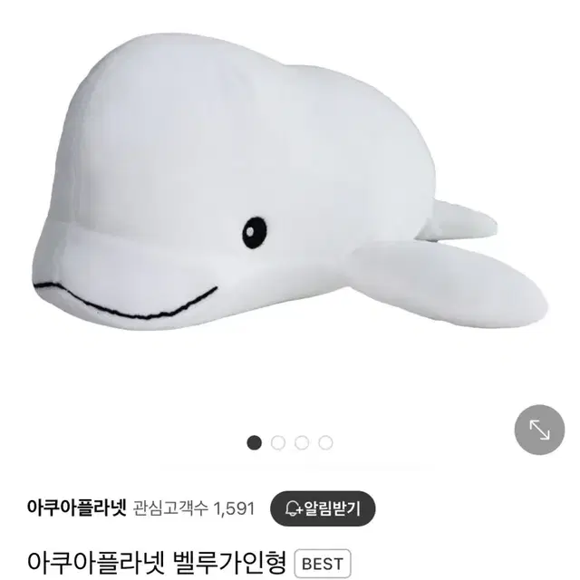 여수 아쿠아플라넷 벨루가 인형