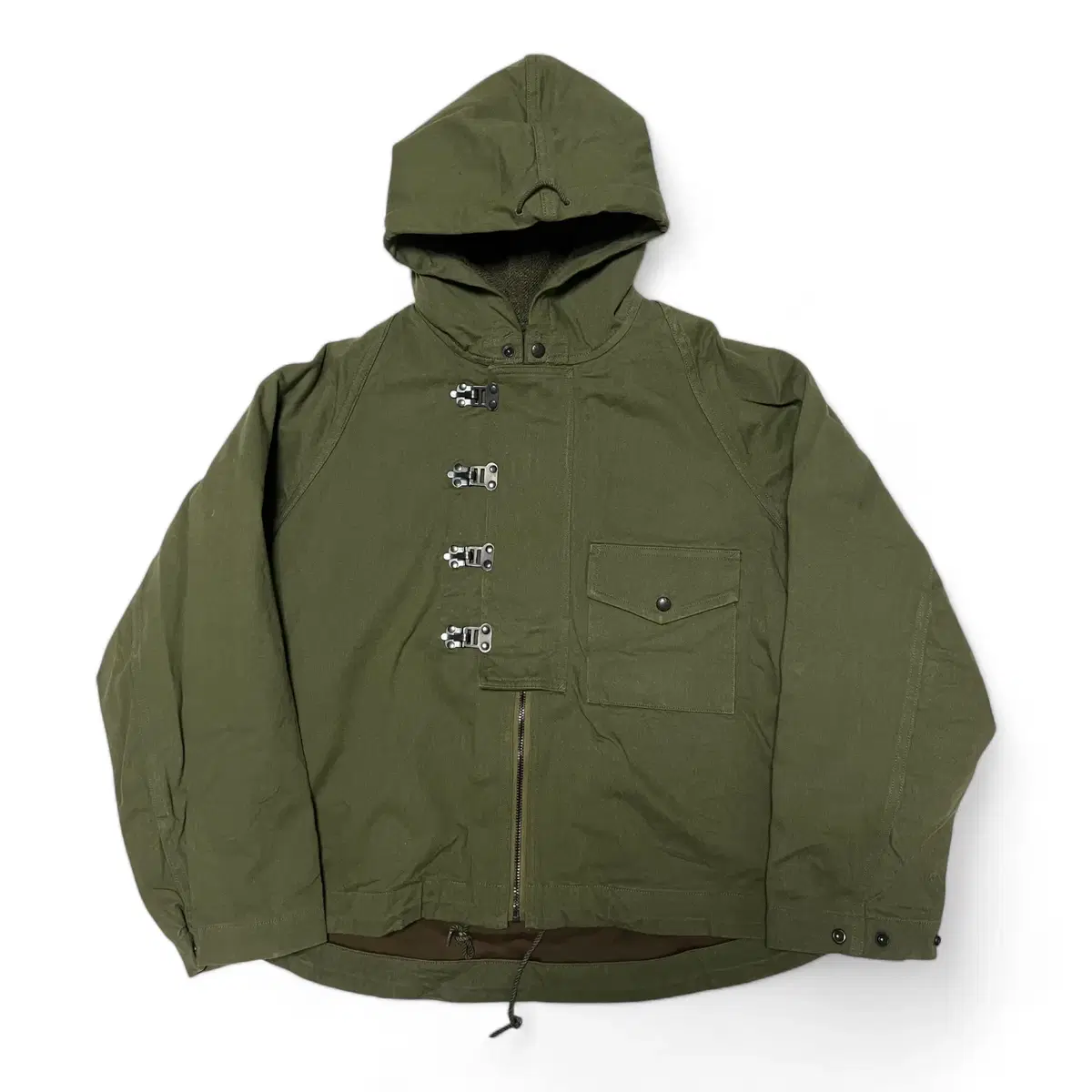 Nigel Cabourn 나이젤카본 카메라맨 카키 포켓 후드자켓(48)