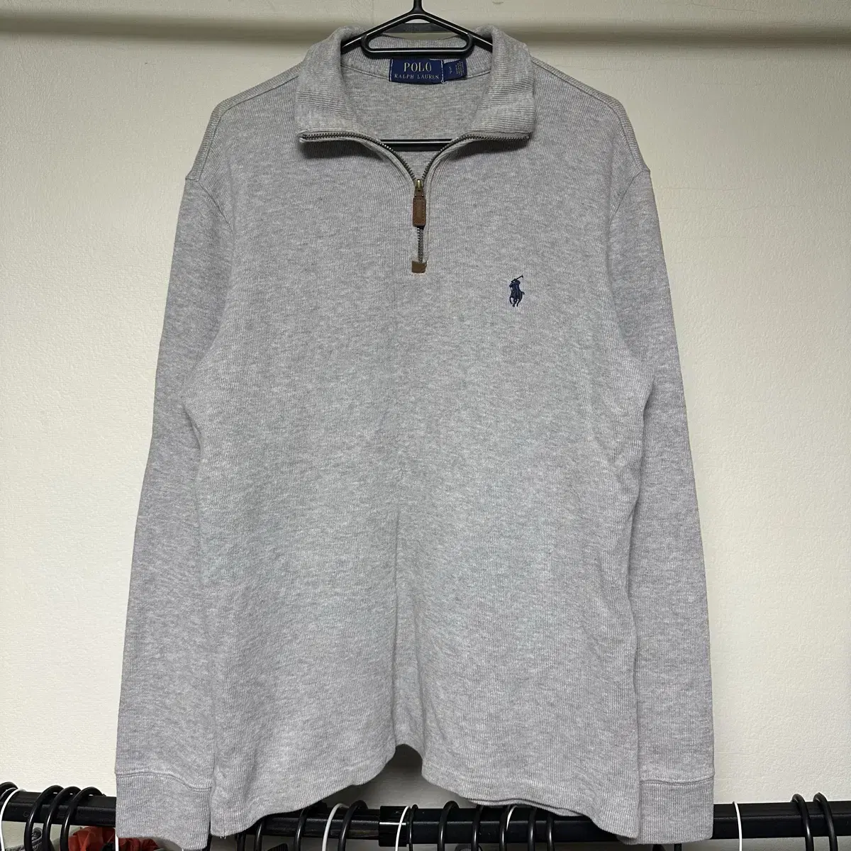 Polo NewTac Vahn zip-up gray top