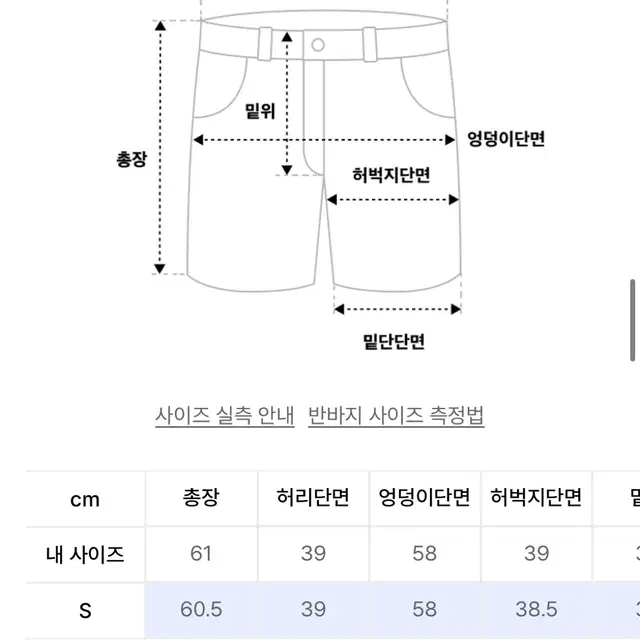 어널러코드 버뮤다 팬츠s