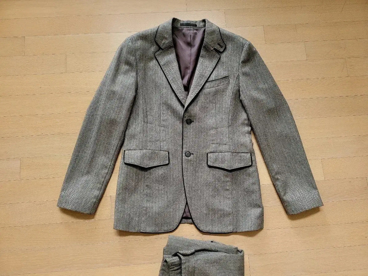 Solid Homme Wooyoungmi Herringbone blazer jacket men's formal wool jacket formal wear