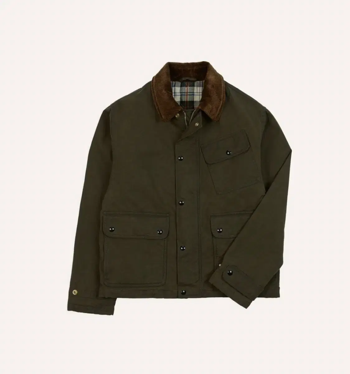 드레익스 Green Waxed Cotton Wader Jacket 40