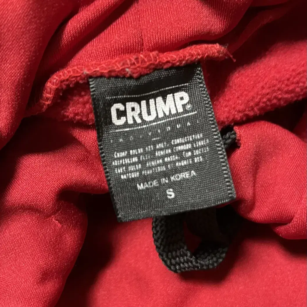 crump 크럼프 기모 바지 트랙 팬츠 레드