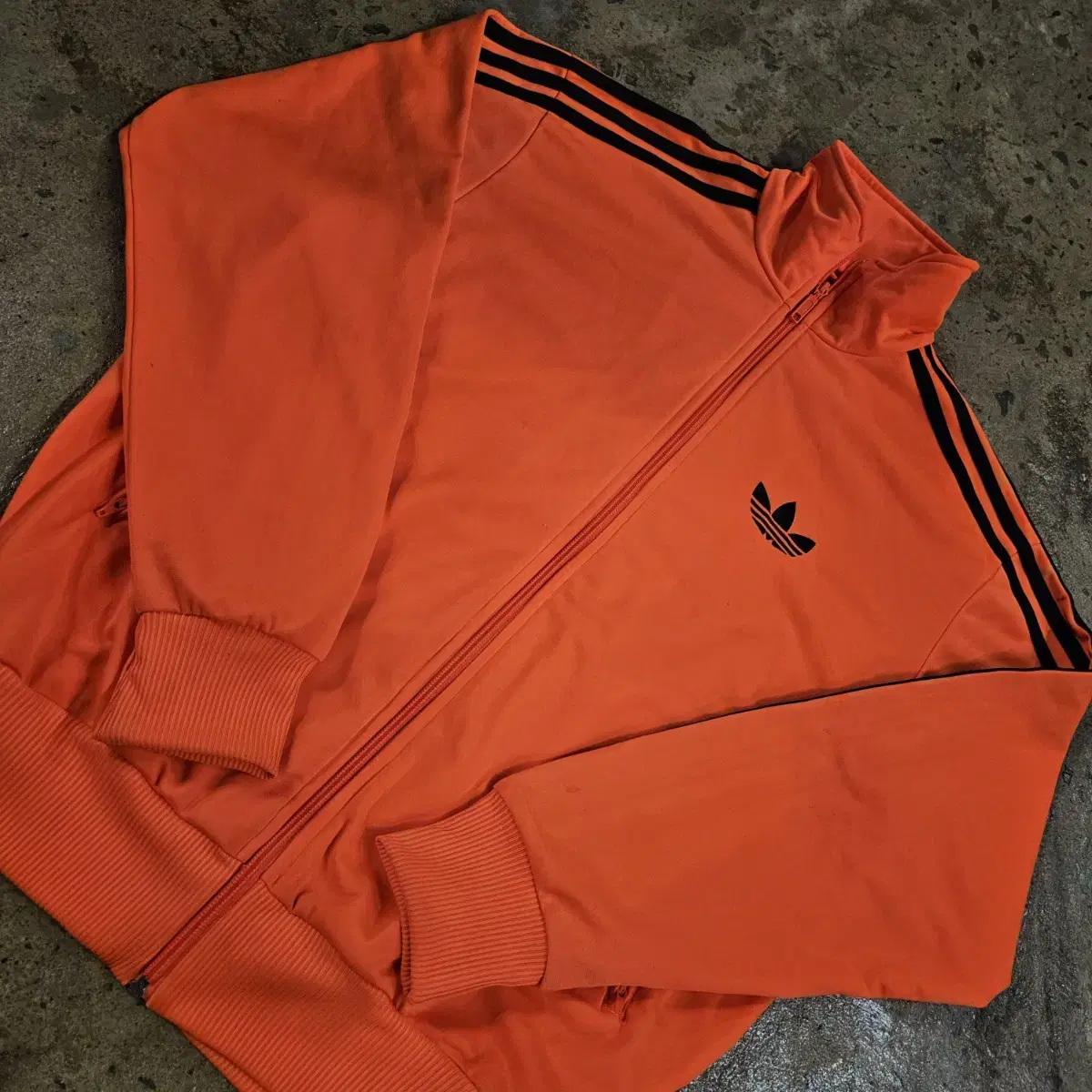 [Genuine/95] Adidas Firebird Tracktop Jersey Orange Black