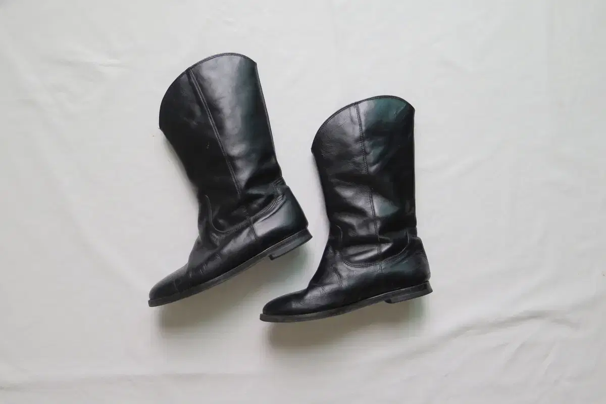 ouro 아우로 부츠 MIDDLE BOOTS  BLACK LEATHER