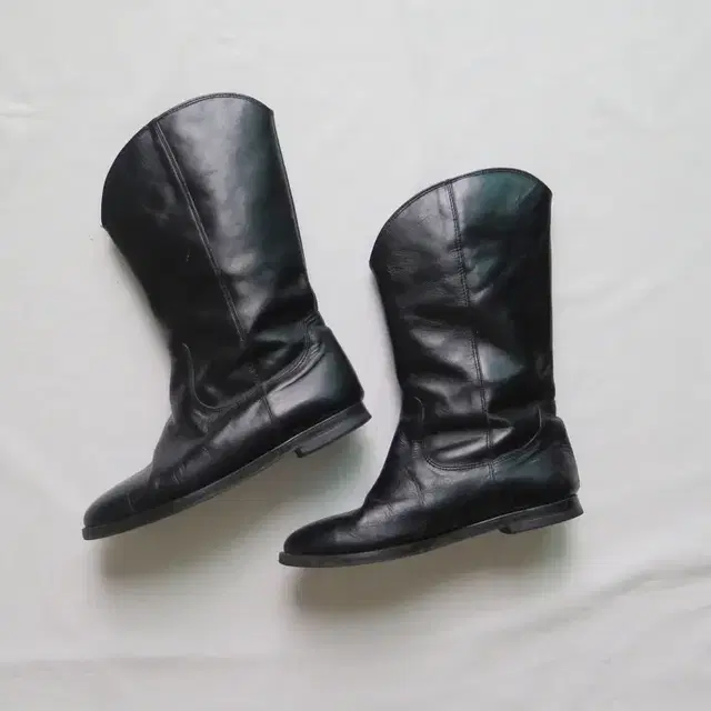 ouro 아우로 부츠 MIDDLE BOOTS  BLACK LEATHER