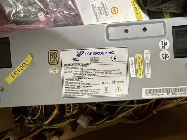 FSP 1U 서버 파워 700W FSP700-801UK