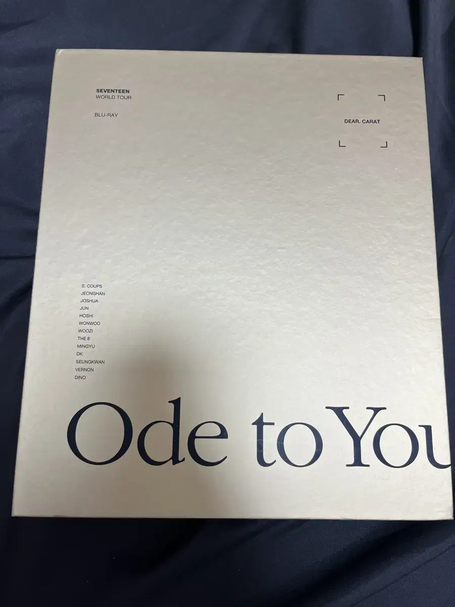 seventeen ode to you blu-ray