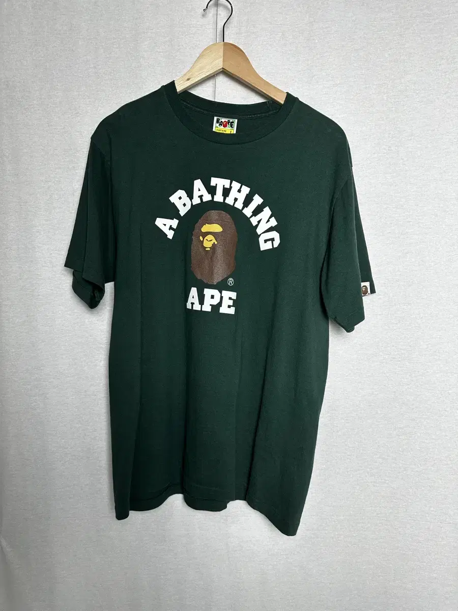 Vape / College T-Shirt / Green / L