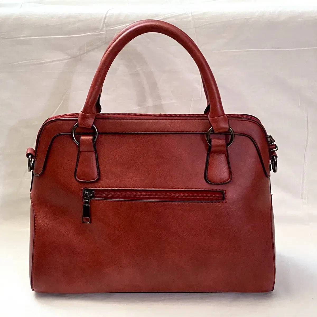 Vintage y2k red leather handbag