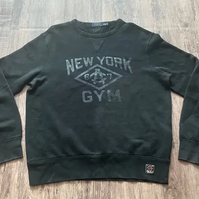 [ L ] 폴로 랄프로렌 NEW YORK GYM 스웻셔츠 블랙 100