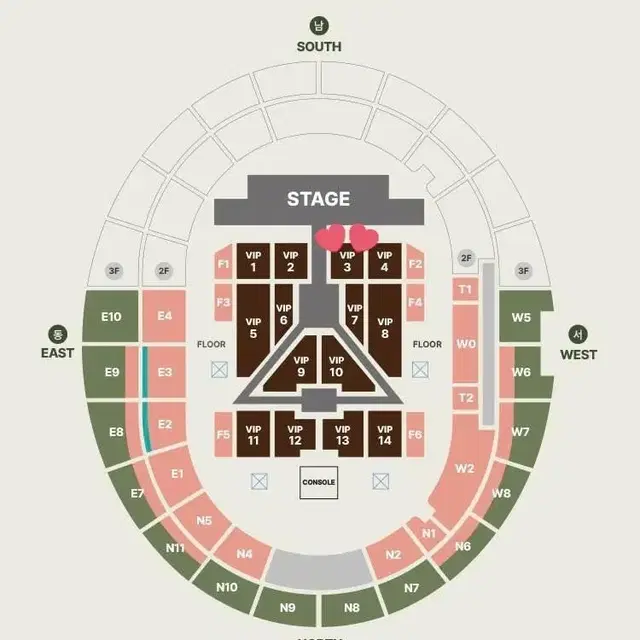 10/13 막콘 VIP3구역 4열 세븐틴 콘서트 고양콘서트 티켓 양도