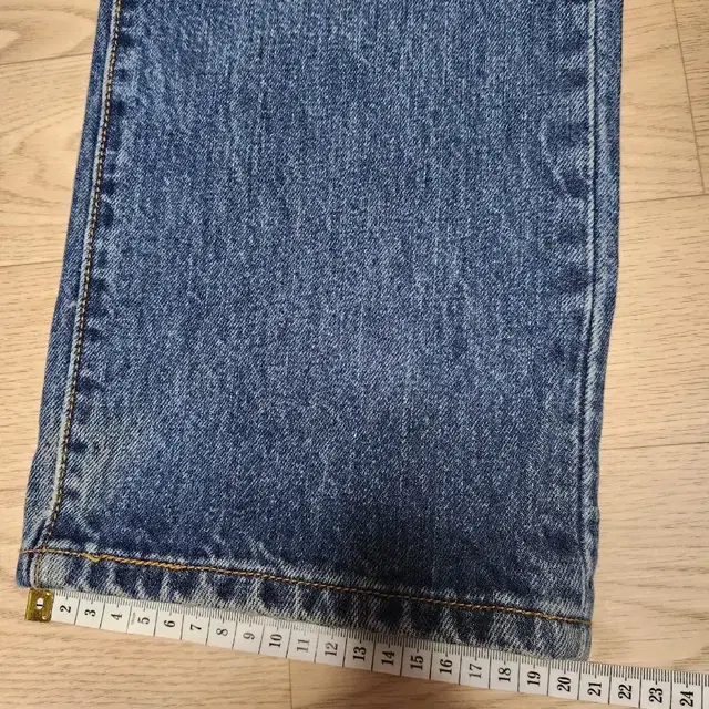 LEVIS 501 중청 워싱 데님 청바지