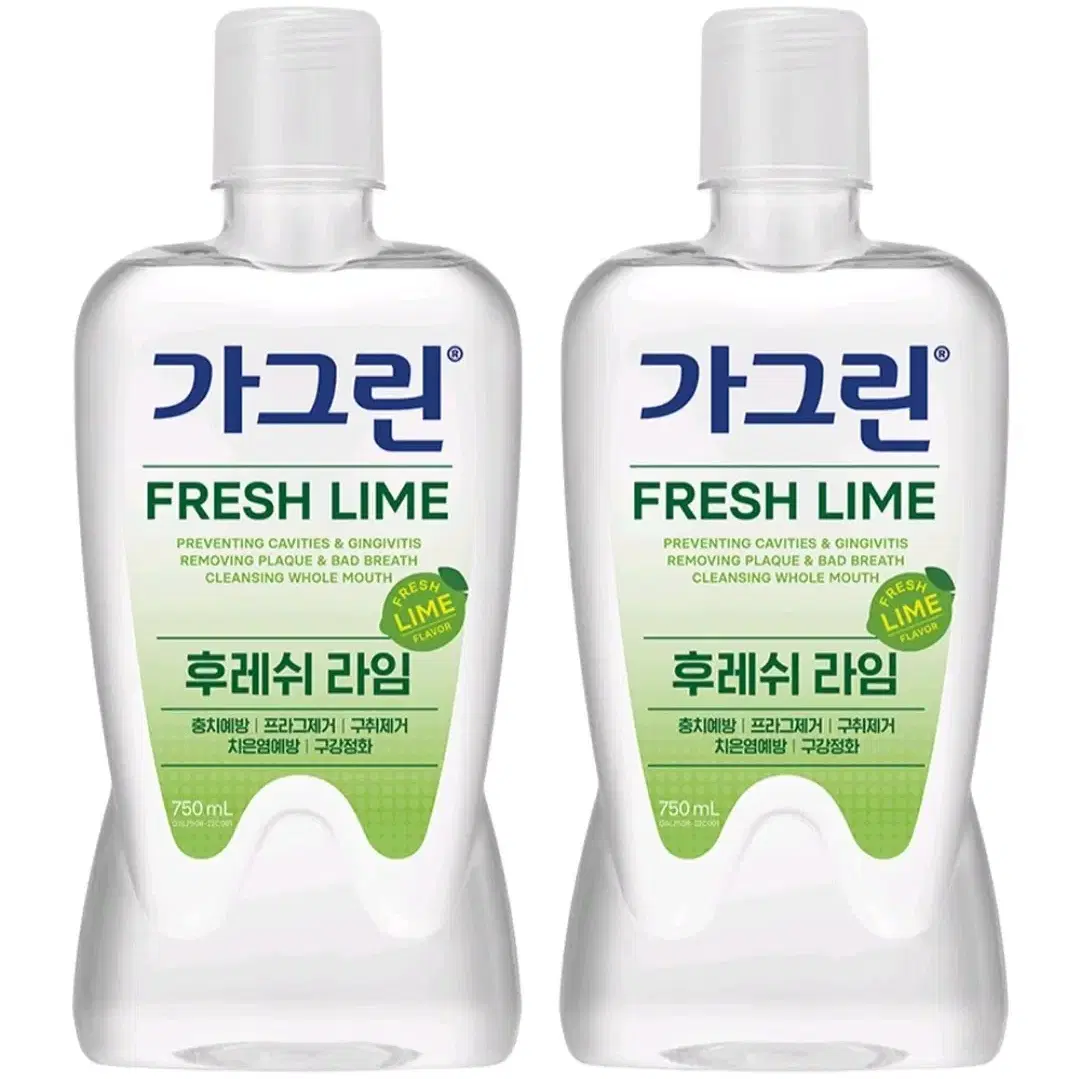 가그린 후레쉬라임 750ml 2개 무료배송