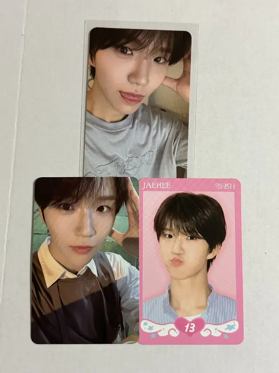 nct wish pop up 재희 5만원 pre-order benefit photocard tc B버전 full set 셀포