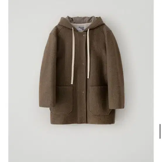 톨로 wool hood coat(beige)