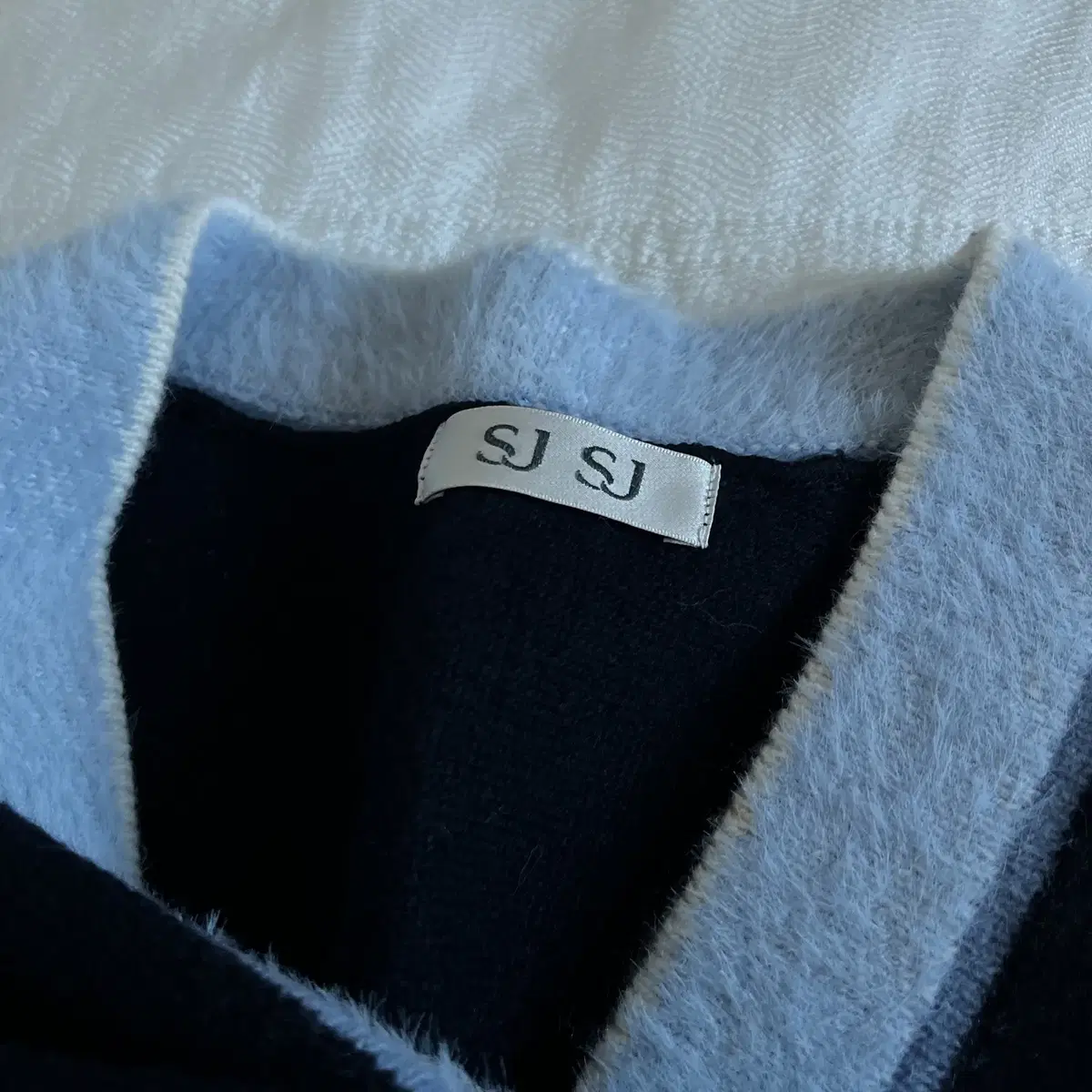 SJSJ wool cashmere Knit Cardigan 22 F/W