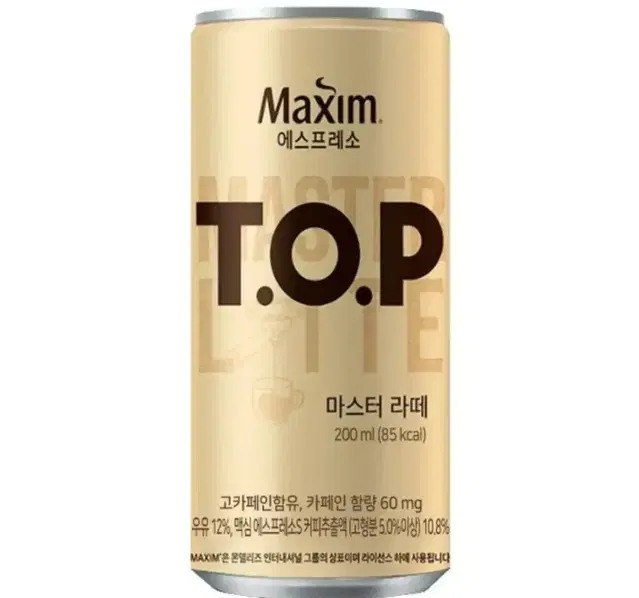 [무료배송] 맥심 티오피 200ml 30캔 마스터라떼 커피 아메리카노